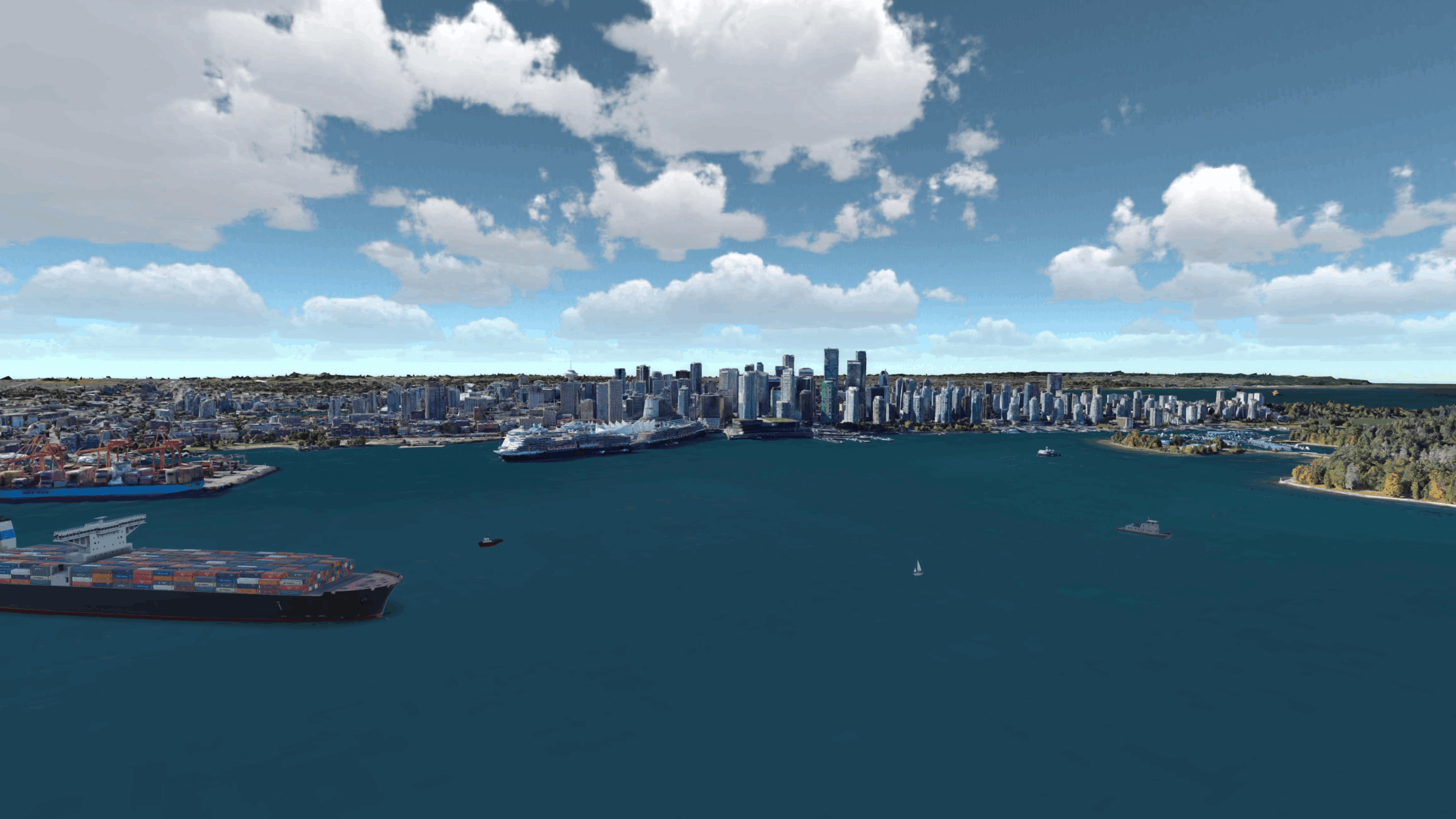Port Approach Scene